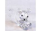 Lead Crystal Mouse Ornament